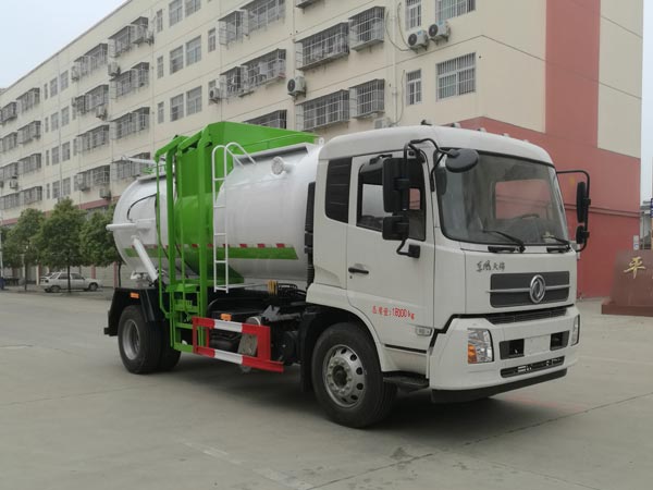 國(guó)六東風(fēng)天錦14方餐廚垃圾車(chē)